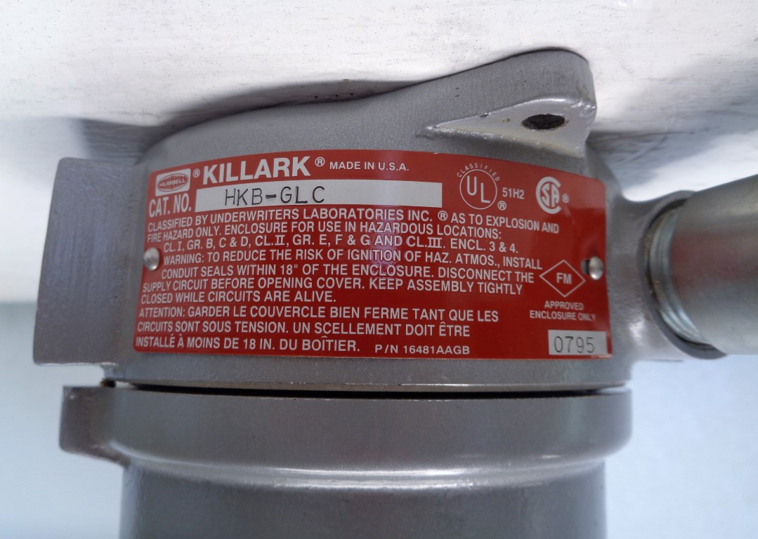 Metrix Vibration Switch 5512-301 in a Hubbell Killark Enclosure HKB-GLC